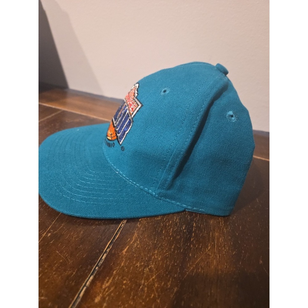 1998 Final Four San Antonio March Madness NCAA Vintage Hat Cap Teal Blue New - Picture 3 of 6